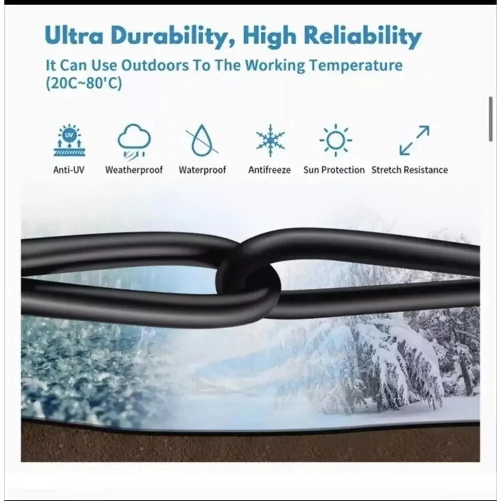 Cat 8 S/FTP Ethernet Cable, 40ft Heavy Duty High Speed Internet Network Cable